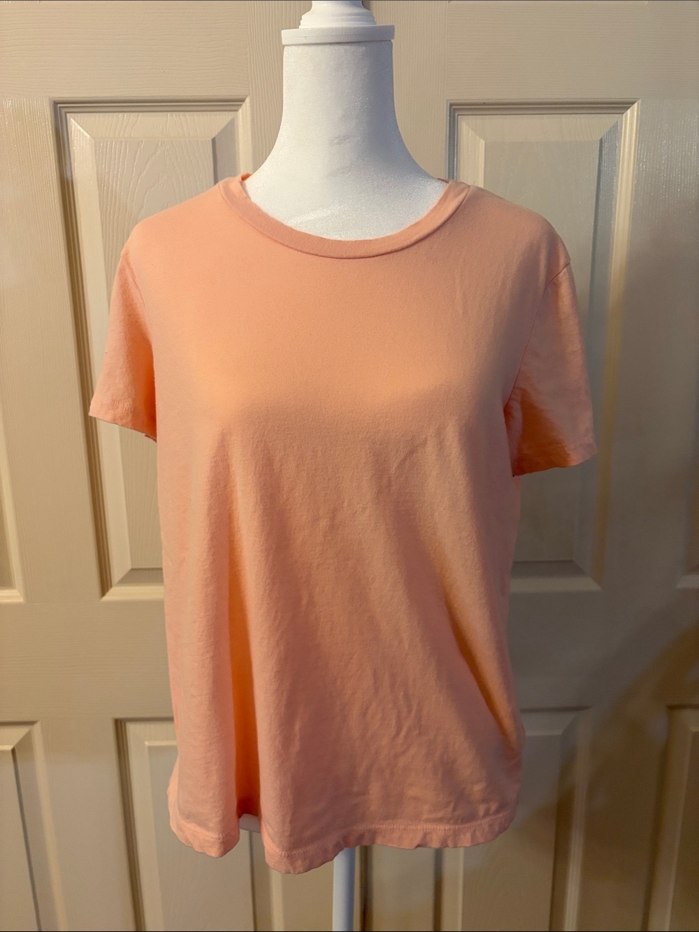 James Perse Peach Short Sleeve Crew Tee